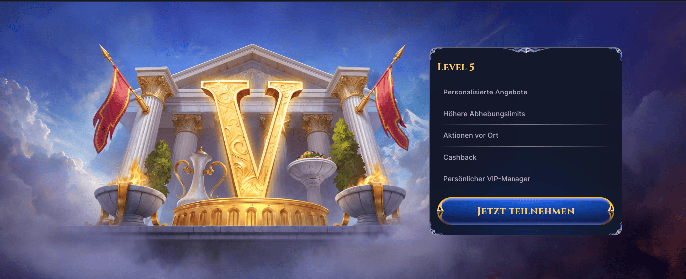 VIP & Treueprogramm Cazeus Casino